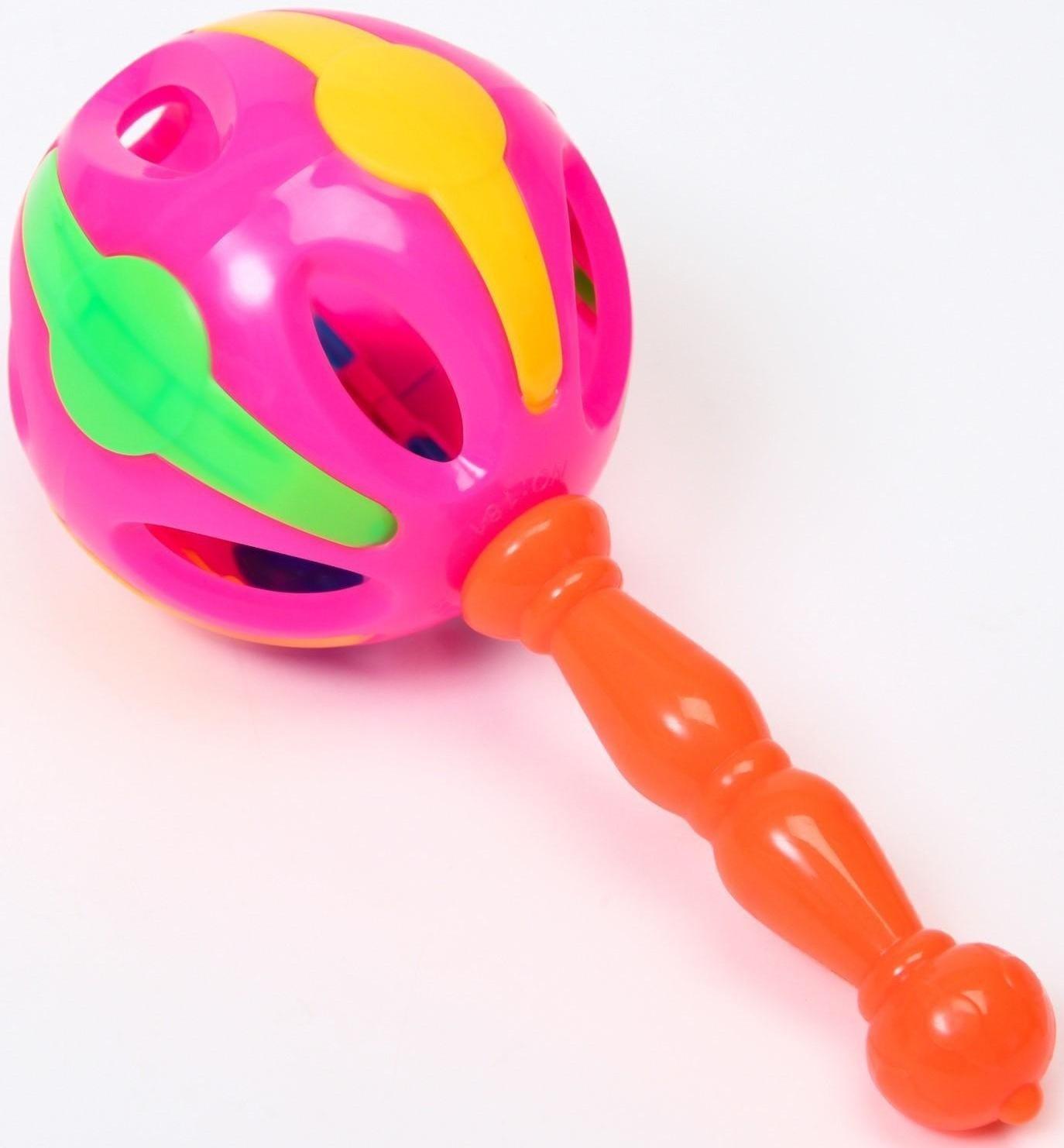 Погремушка «Яркий маракас», цвет МИКС