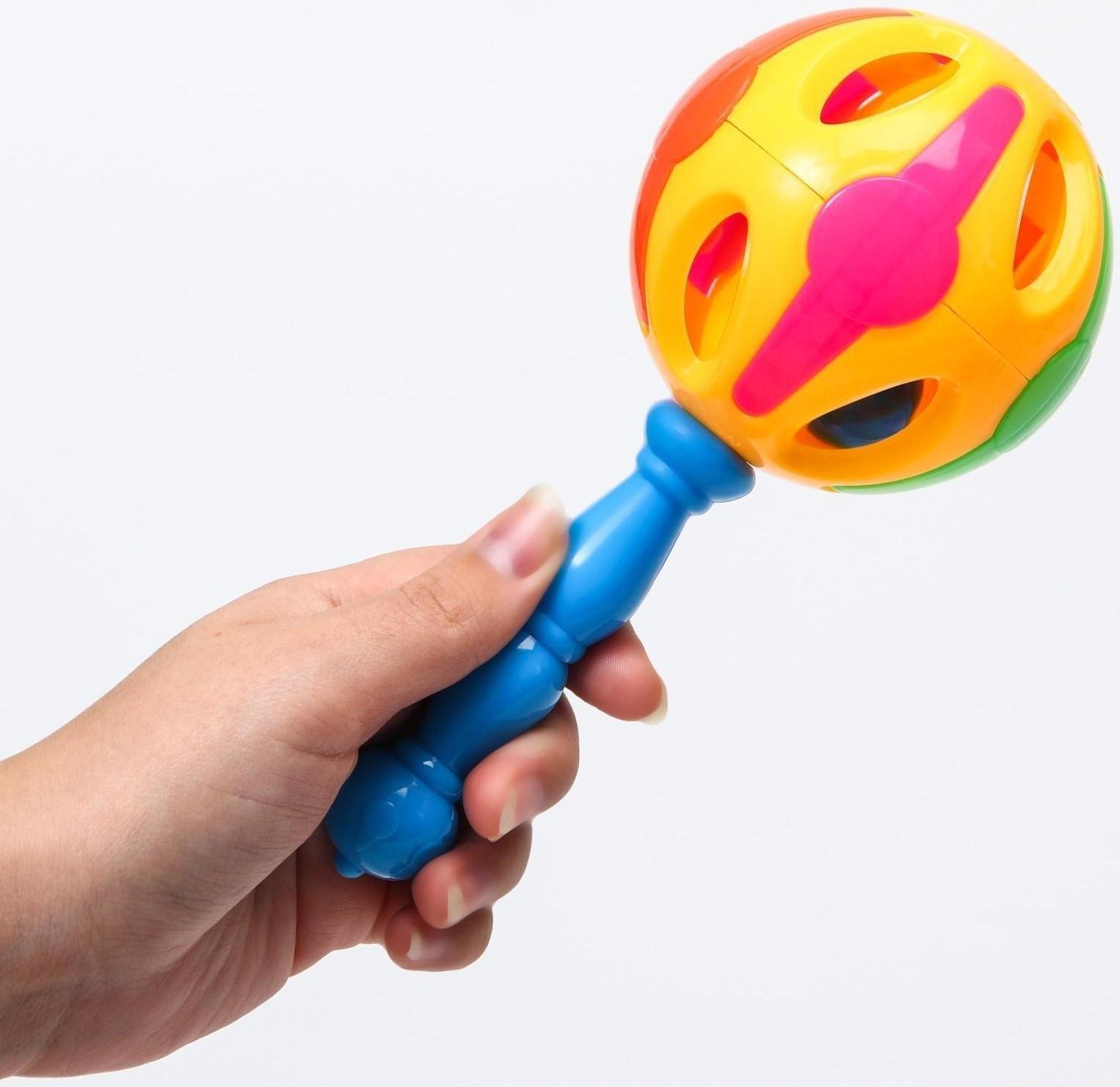 Погремушка «Яркий маракас», цвет МИКС
