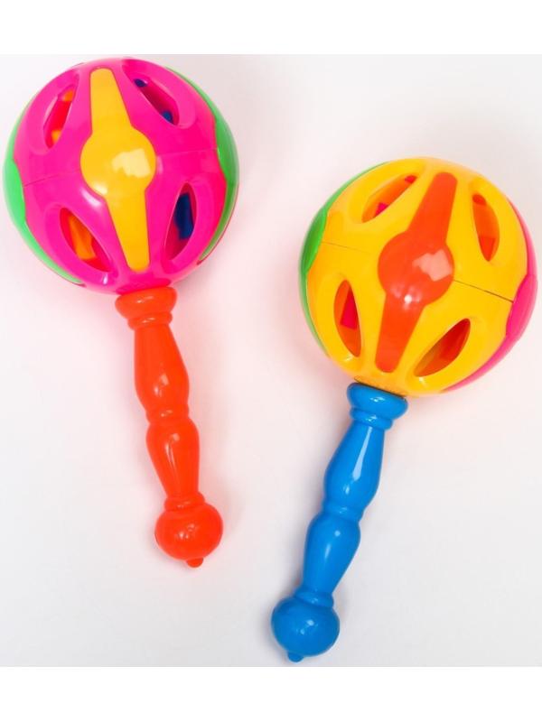 Погремушка «Яркий маракас», цвет МИКС