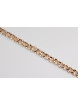 Цепочка для сумки, железная, 5 × 7 мм, 10 ± 0,5 м, цвет золотой