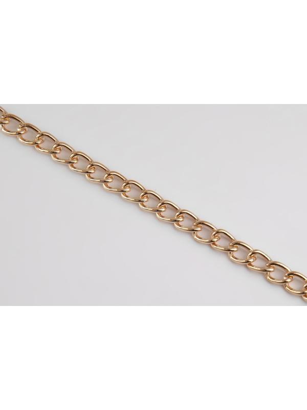 Цепочка для сумки, железная, 5 × 7 мм, 10 ± 0,5 м, цвет золотой