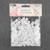 Набор наконечников для шнура, d = 4 мм, 2 × 1,2 см, 100 шт, цвет белый