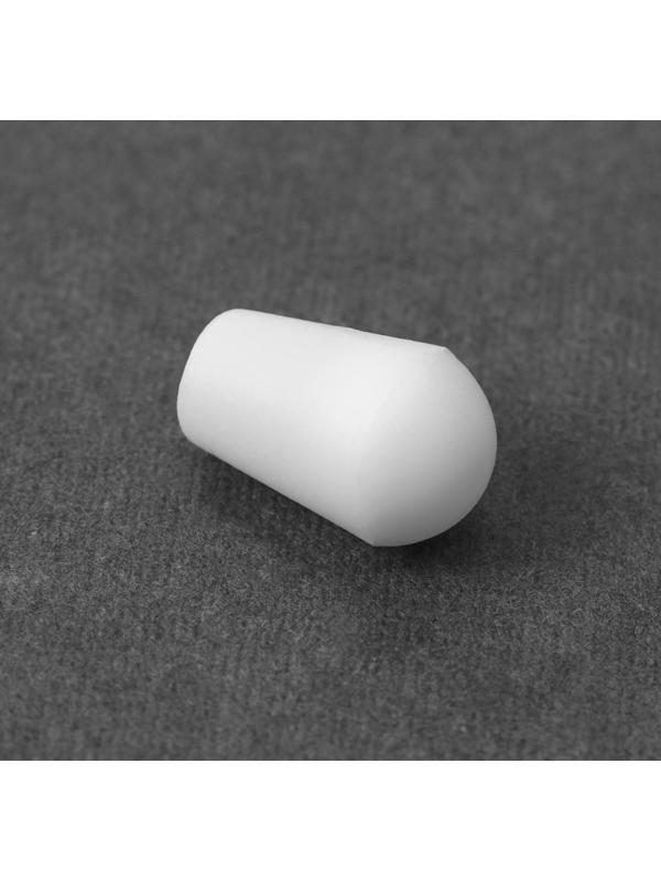 Набор наконечников для шнура, d = 4 мм, 2 × 1,2 см, 100 шт, цвет белый