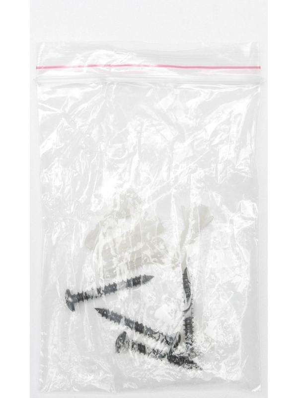 Система хранения универсальная, 3 корзины, 4 крючка, цвет чёрный