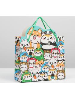 Пакет подарочный «Forever», 25 × 26 × 10 см