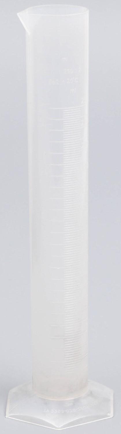 Цилиндр 250 мл с носиком (объемная шкала)