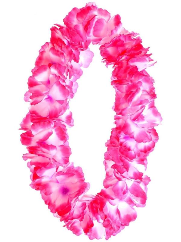 Гавайское ожерелье «Лепесточки», цвет розовый