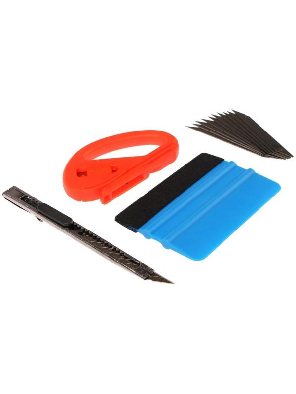 Инструмент для оклейки авто пленкой, набор 4 шт