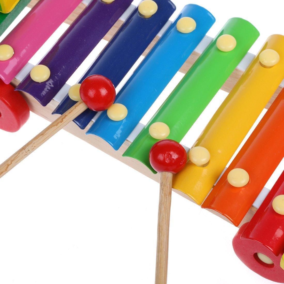 Музыкальный инструмент: ксилофон, 8 тонов, коробка