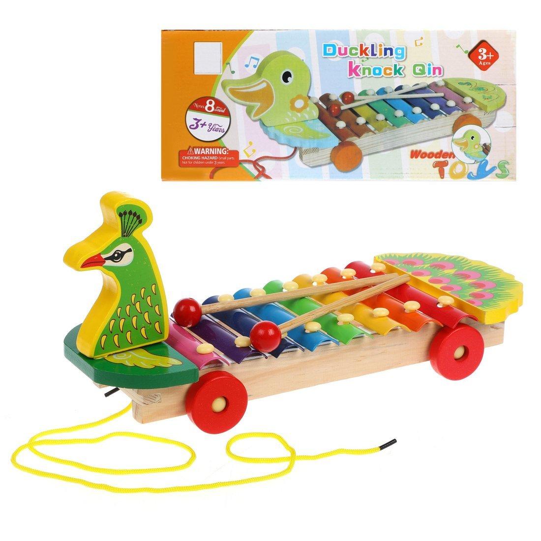 Музыкальный инструмент: ксилофон, 8 тонов, коробка