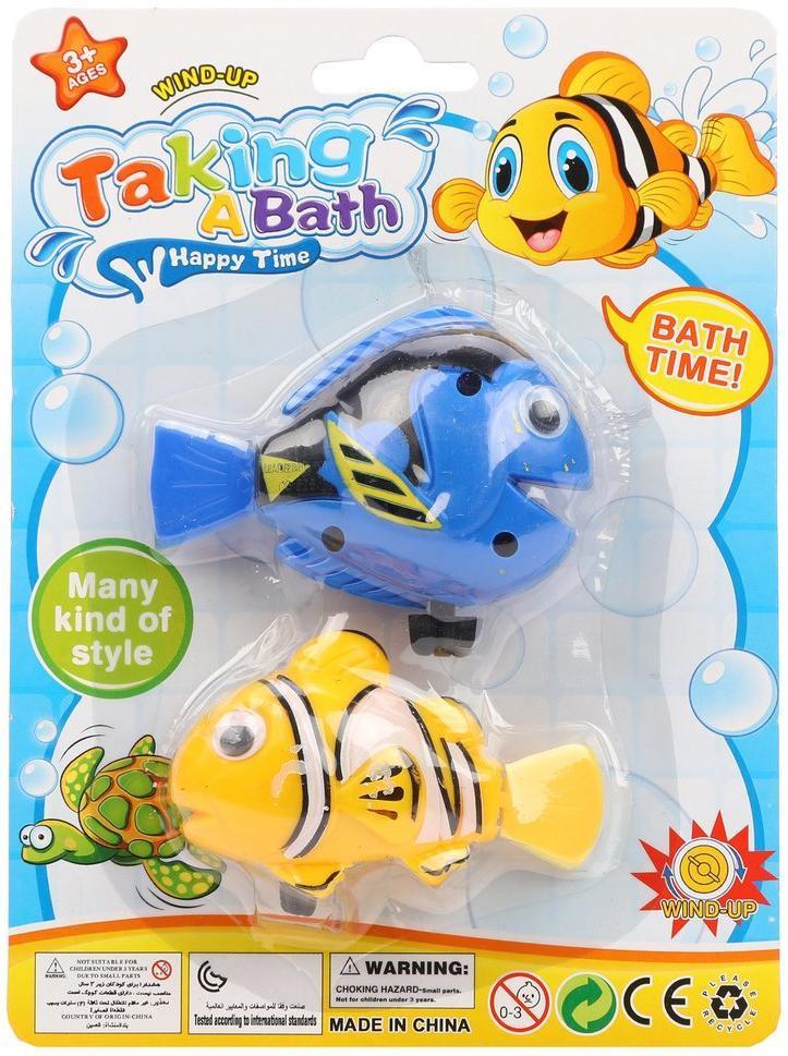 Рыбки водоплавающие 2 шт.в наборе, в ассорт., блистер