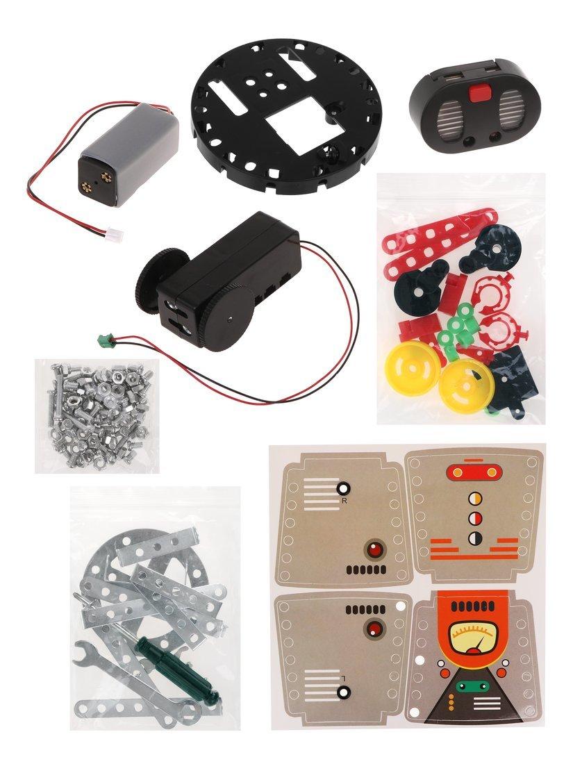 Роботехника. Забавный робот с датчиком препятствий