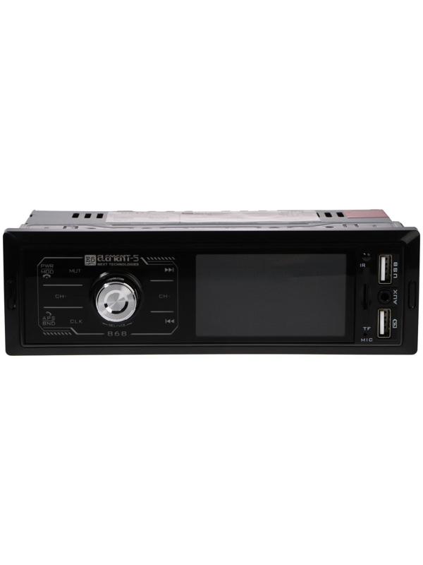 Автомагнитола Element-5 1DIN 868 USB/SD/Bluetooth/AUX/radio ПДУ
