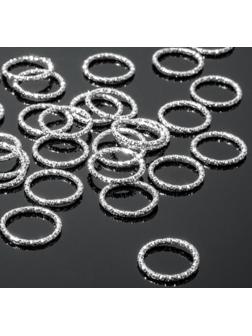Кольцо соединительное (разъёмное) из нержавеющей стали, 1,5*1,5см, цвет серебро