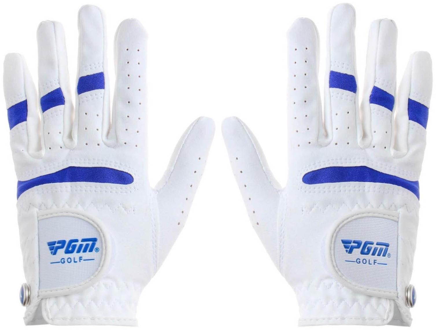 Перчатки для гольфа PGM, детские, пара, противоскользящие, размер 14