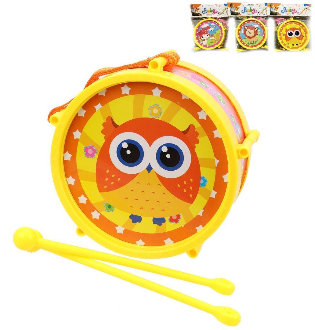 Барабан 14 см, в ассорт., пакет