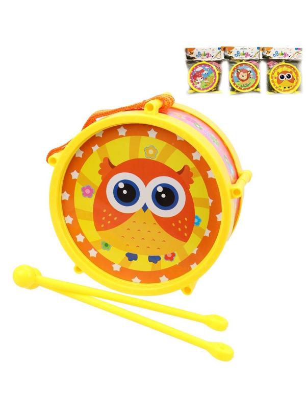 Барабан 14 см, в ассорт., пакет