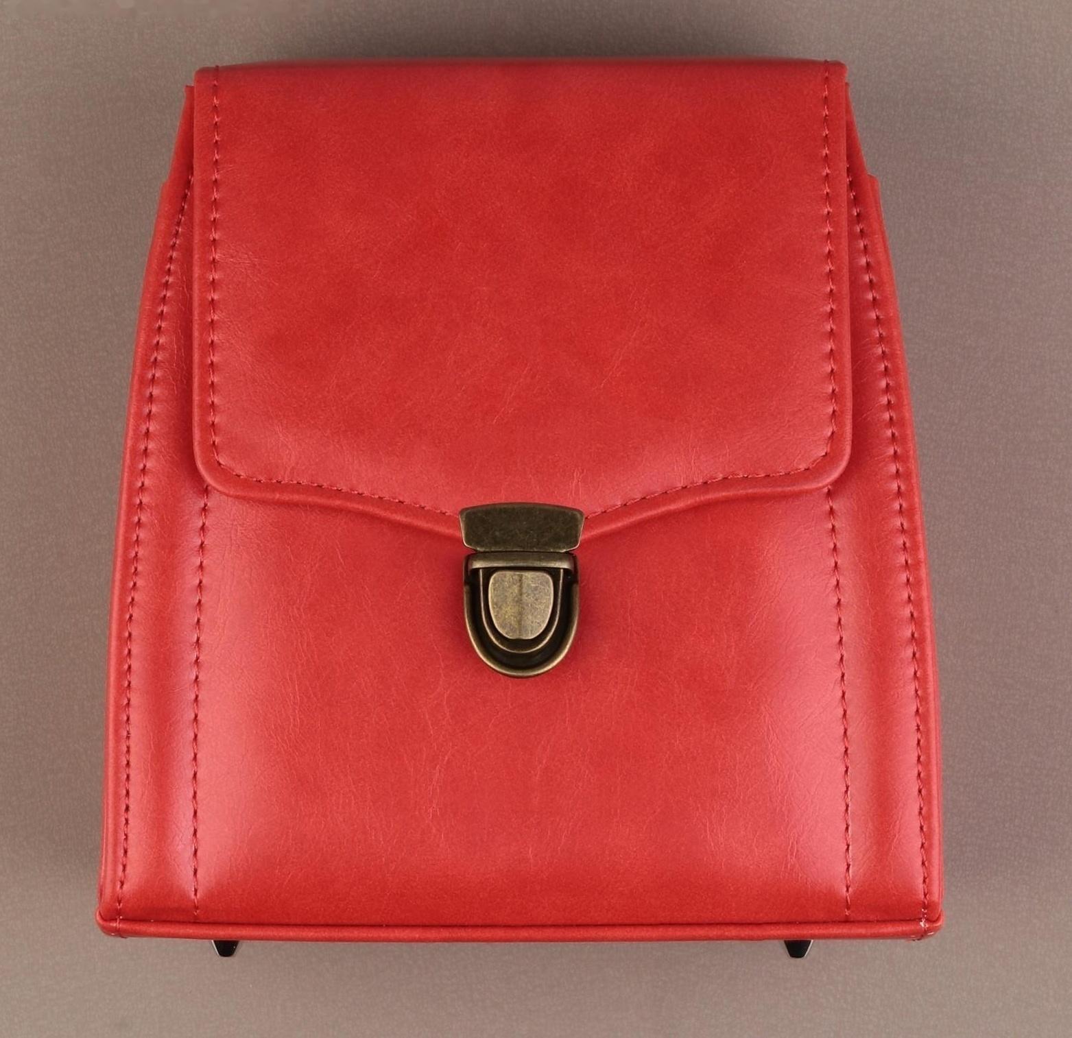 Застёжка для сумки, 4 × 3 см, цвет бронзовый