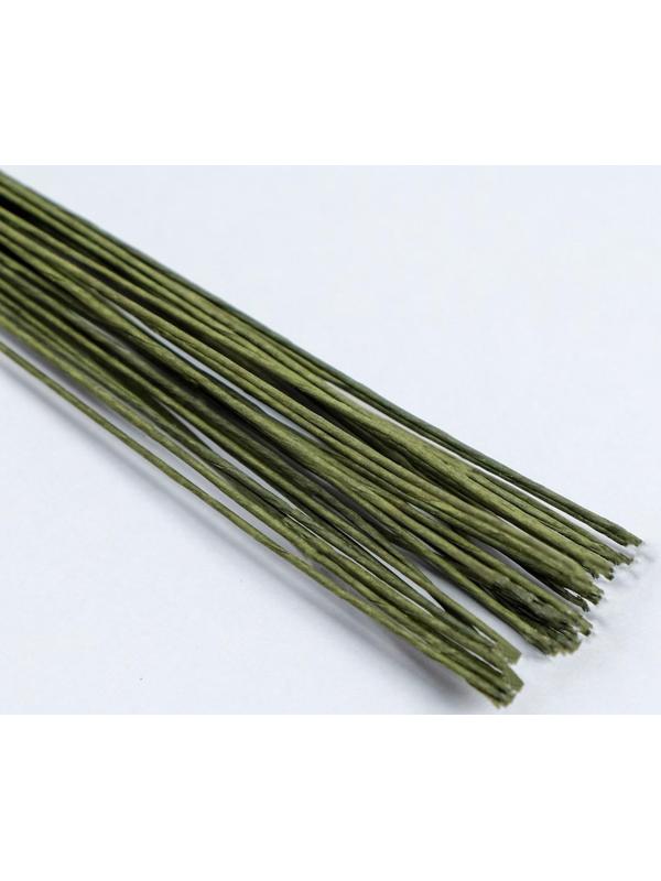 Флористическая проволока в бумажной оплётке 