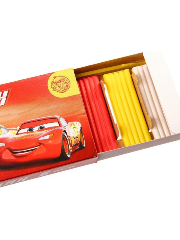 Пластилин 6 цветов 90 г «Чемпион», Тачки