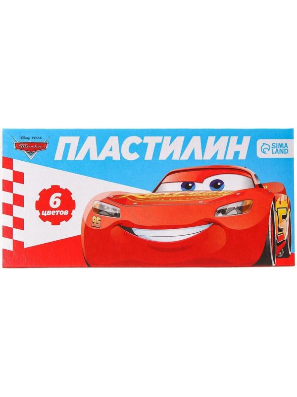 Пластилин 6 цветов 90 г , Тачки