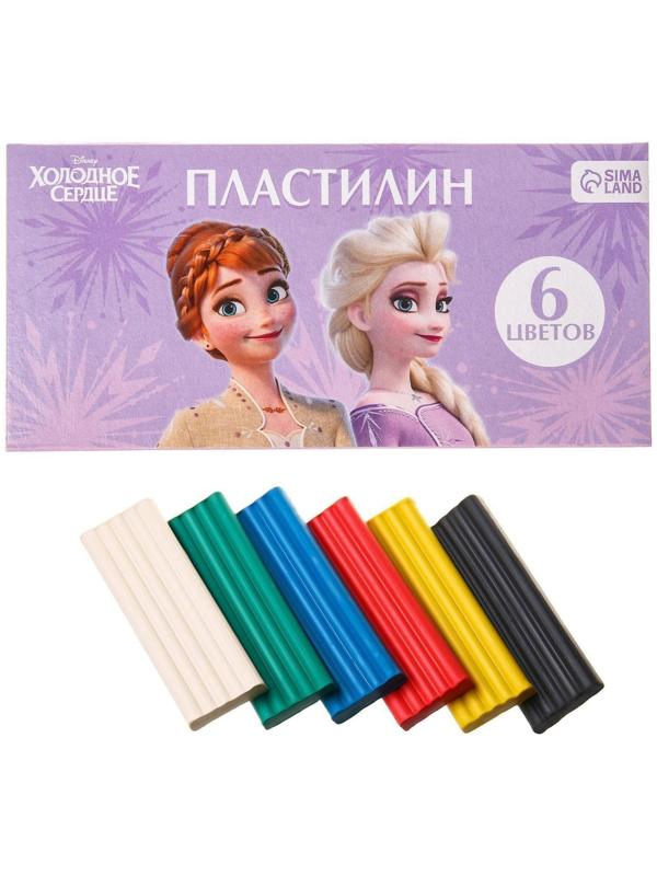 Пластилин 6 цветов 90 г, Холодное сердце