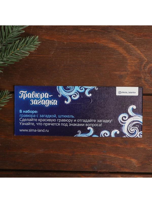 Набор для кулинарного творчества и гравюра-загадка «Зимняя сказка»
