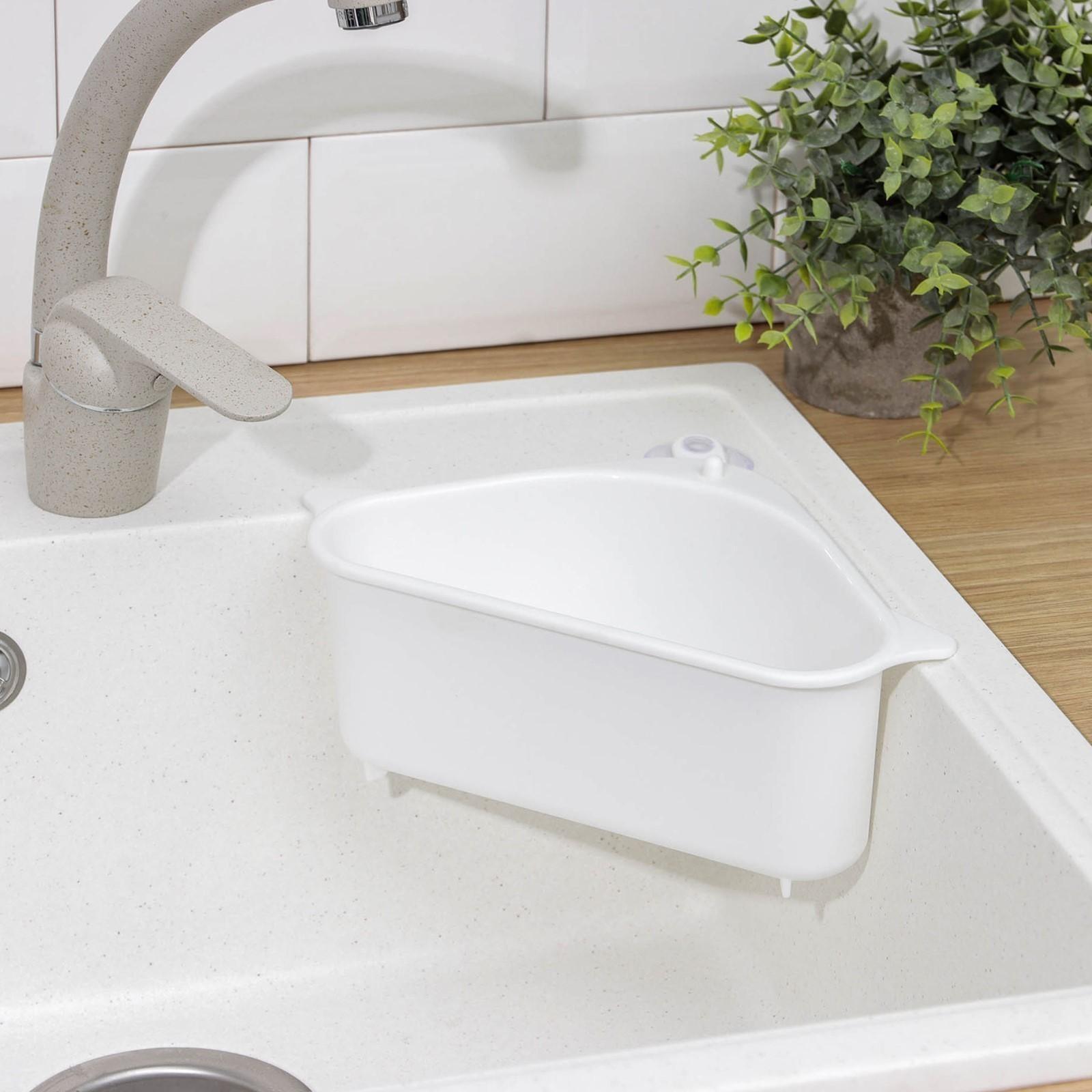 Держатель на раковину для кухонных мелочей, 26×14×9 см, цвет МИКС