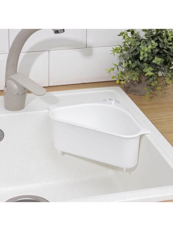 Держатель на раковину для кухонных мелочей, 26×14×9 см, цвет МИКС