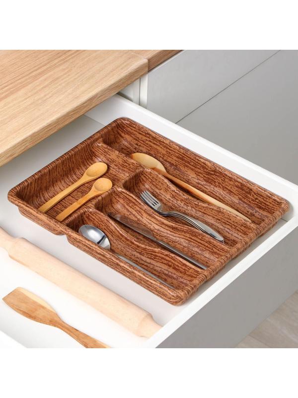 Лоток для столовых приборов 5 отделений 36х29х5 см 