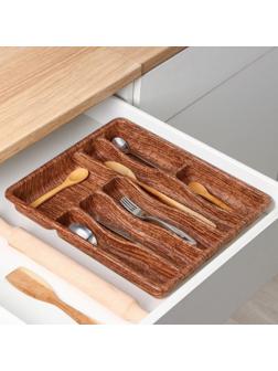 Лоток для столовых приборов 7 отделений 36х31,5х5 см 