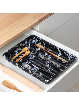 Лоток для столовых приборов 5 отделений 36х29х5 см 