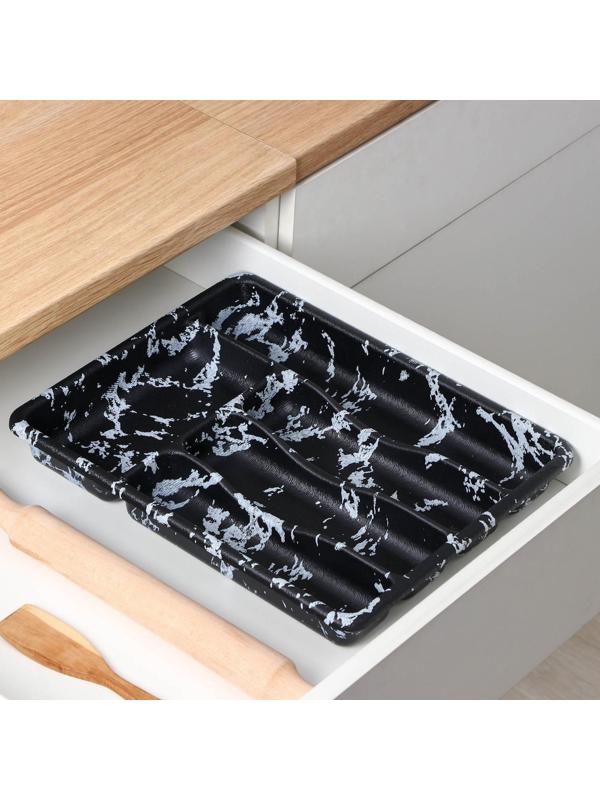 Лоток для столовых приборов 5 отделений 36х29х5 см 