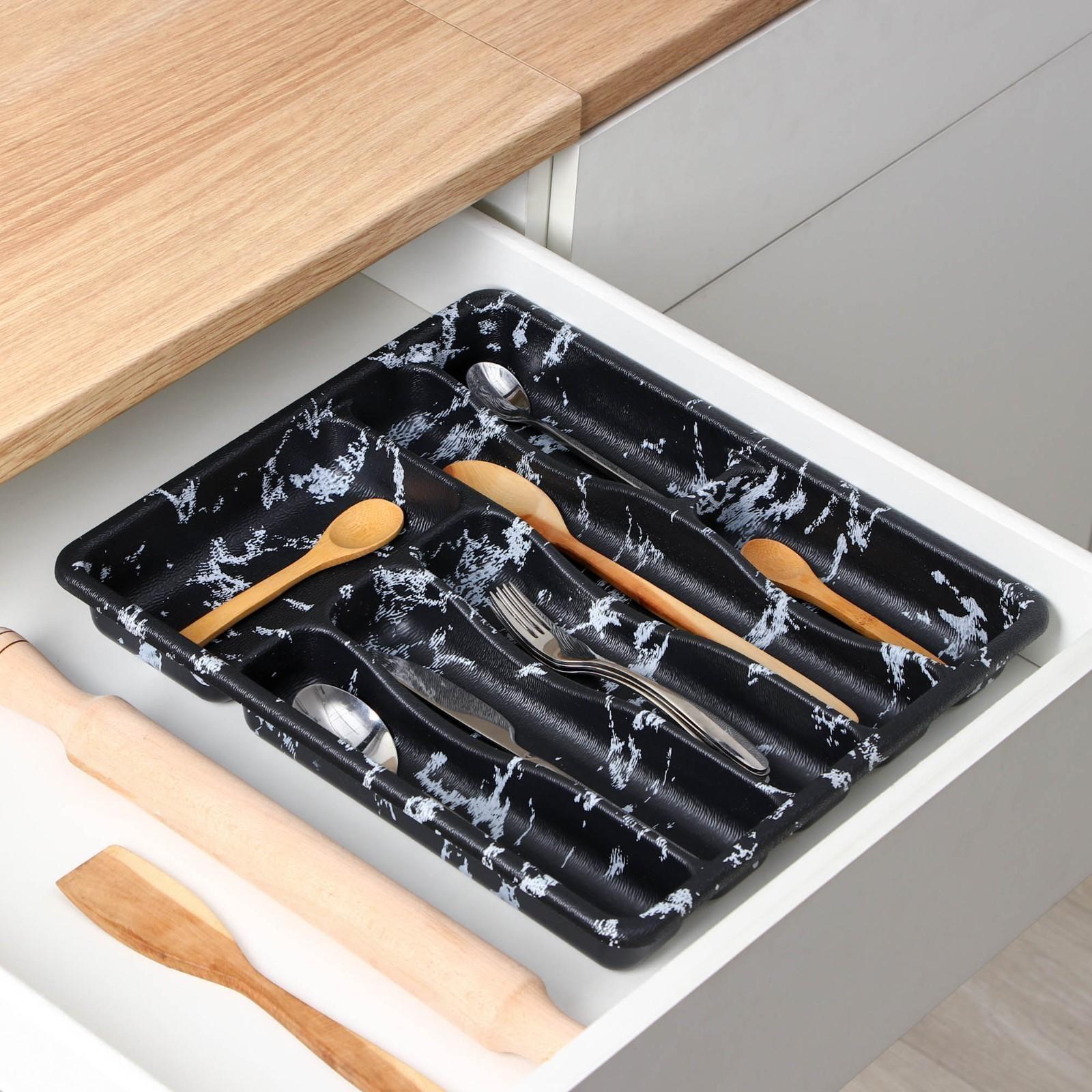 Лоток для столовых приборов 7 отделений 36х31,5х5 см 