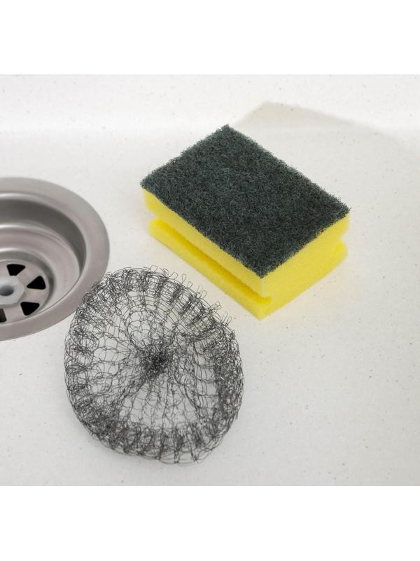 Подставка для губки «Гармония», 13×18×6 см, цвет белый