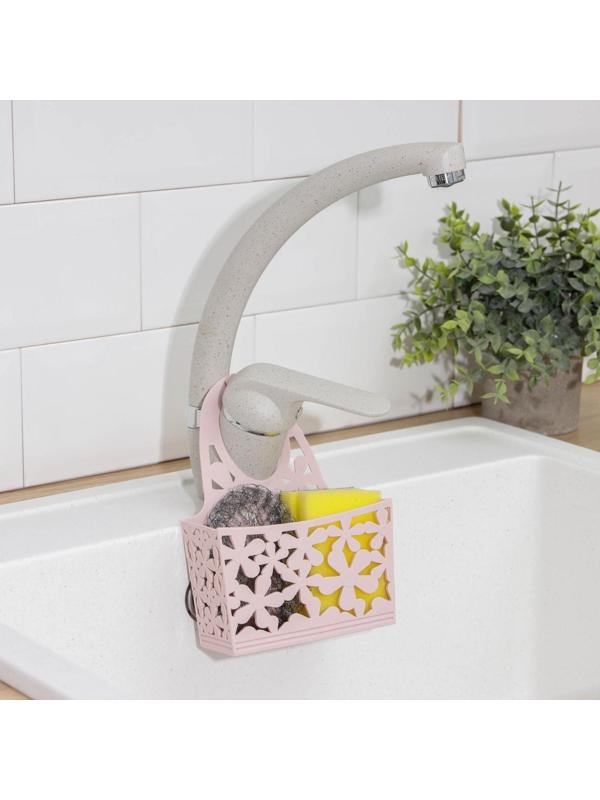 Подставка для губки «Гармония», 13×18×6 см, цвет белый