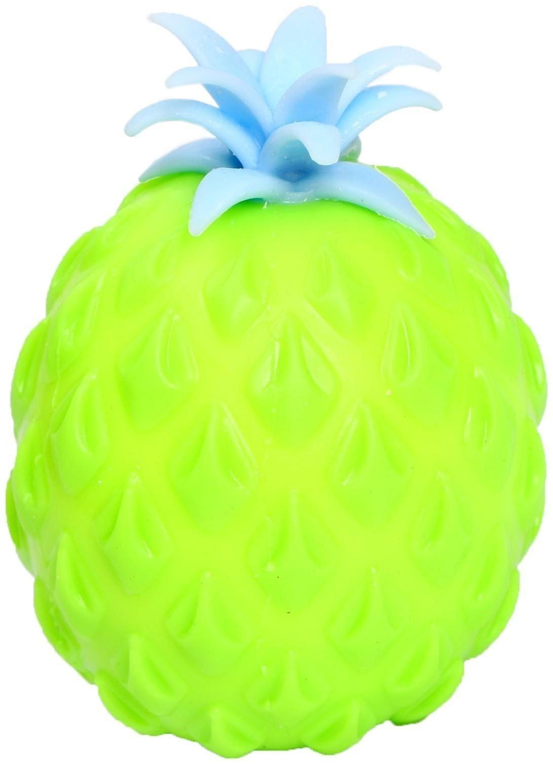 Мялка «Ананас» с пастой, цвета МИКС