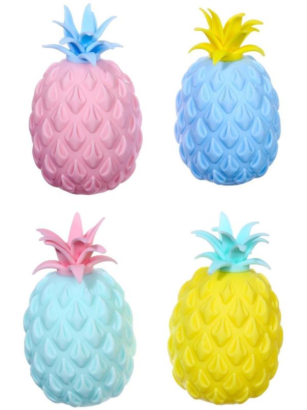 Мялка «Ананас» с пастой, цвета МИКС