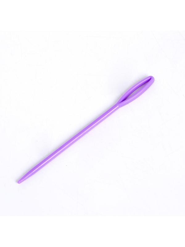 Игла пластиковая, набор 20 шт., размер 1 шт. — 5 см, цвета МИКС