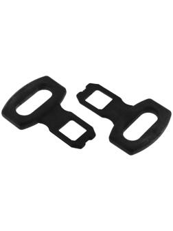 Заглушка ремня безопасности LION, пластик, черный, набор 2 шт