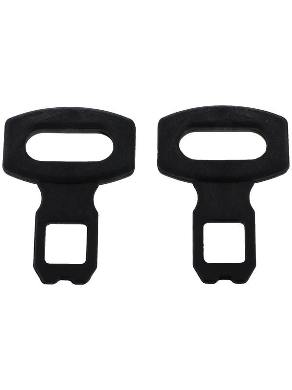 Заглушка ремня безопасности LION, пластик, черный, набор 2 шт