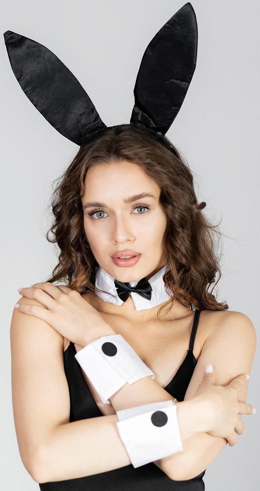 Карнавальный набор «Послушная зайка» (ушки+ чокер+ аксессуар на запястье)