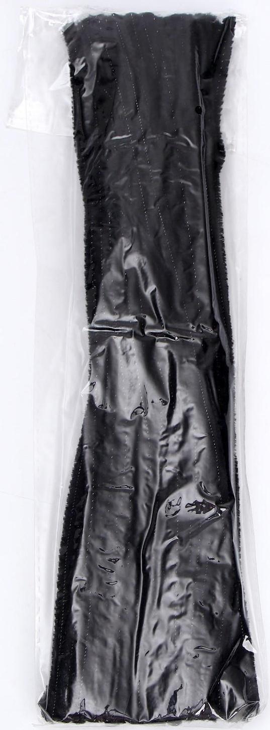 Проволока с ворсом для поделок и декора набор 50 шт., размер 1 шт. 30 × 0,6 см, цвет чёрный