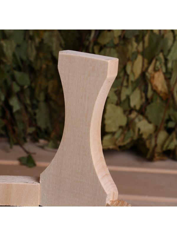 Шайка- ушат из липы, 3 л, нержавеющая вставка, 