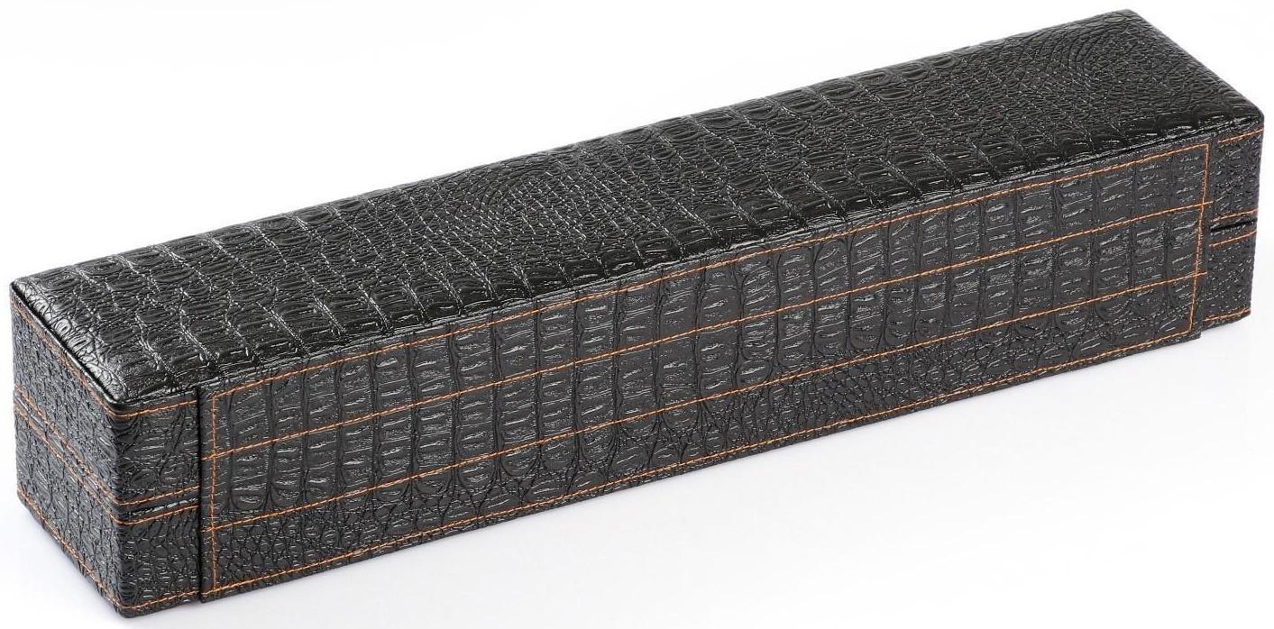 Набор шампуров в коробке из эко-кожи 