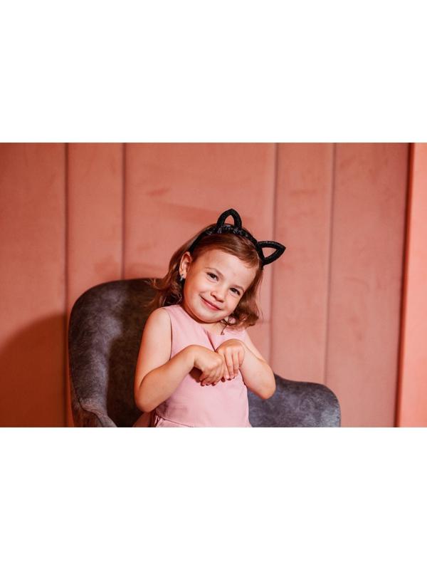 Карнавальный ободок «Кошечка», с пайетками