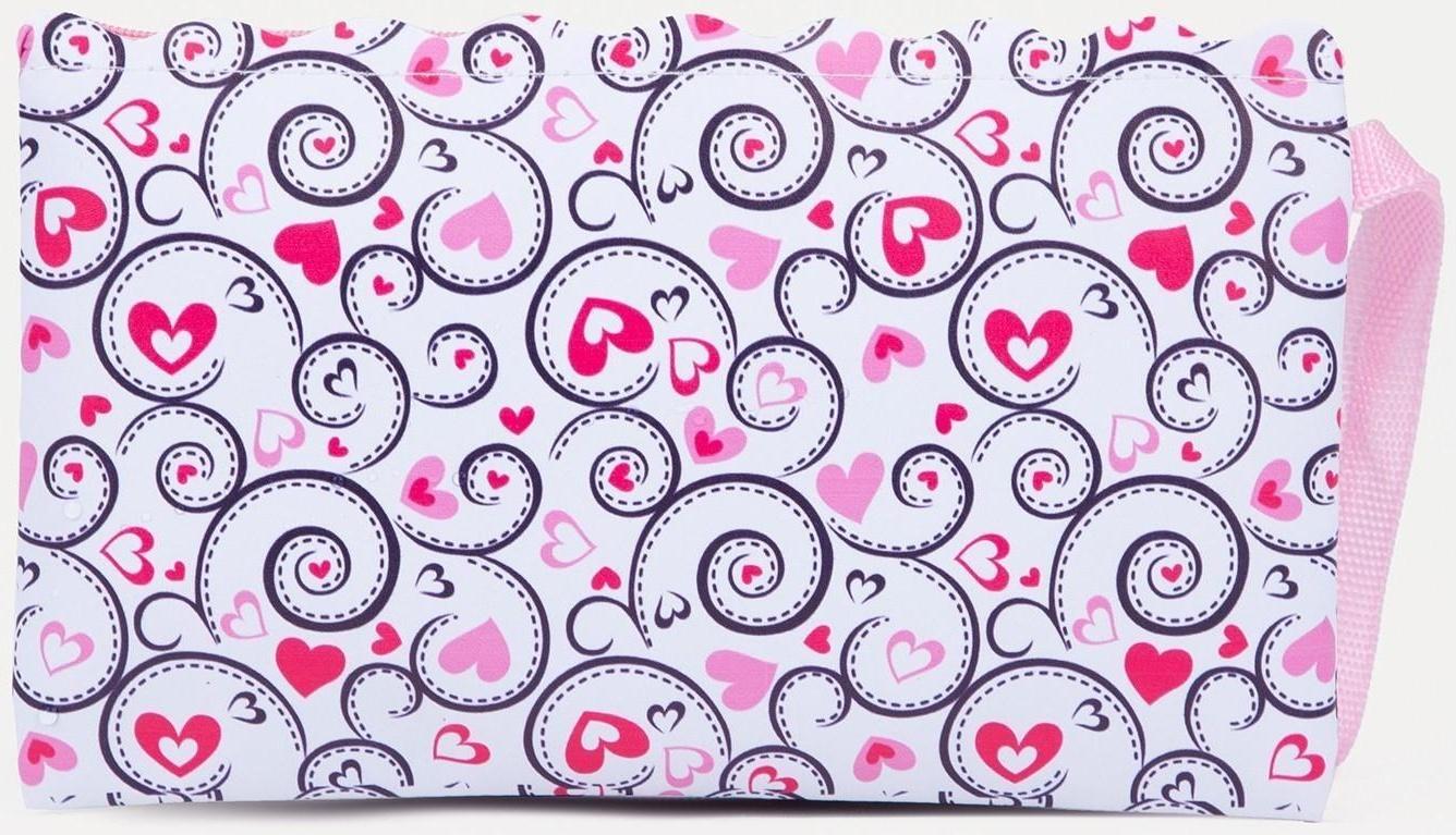 Косметичка на молнии, цвет розовый