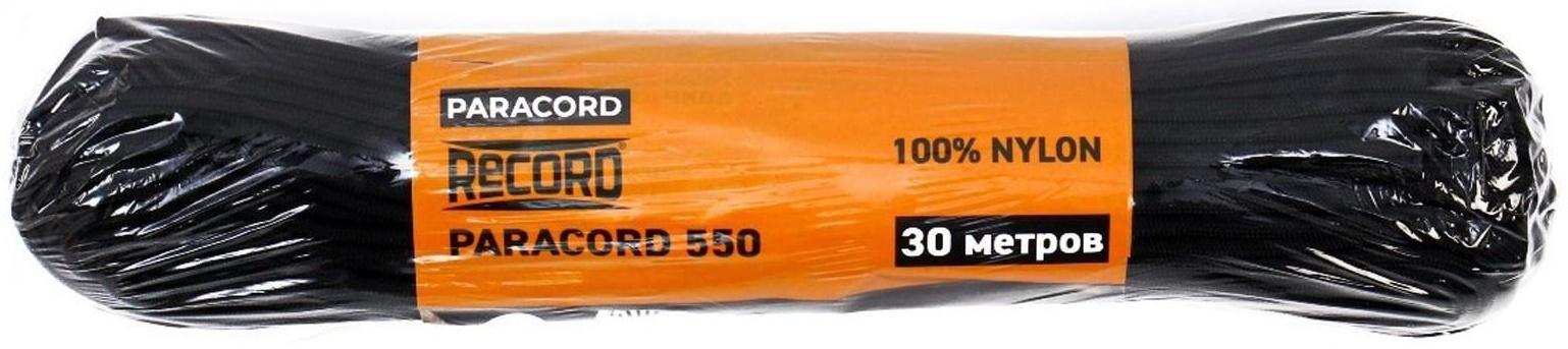 Паракорд 550, нейлон, черный, d - 4 мм, 30 м