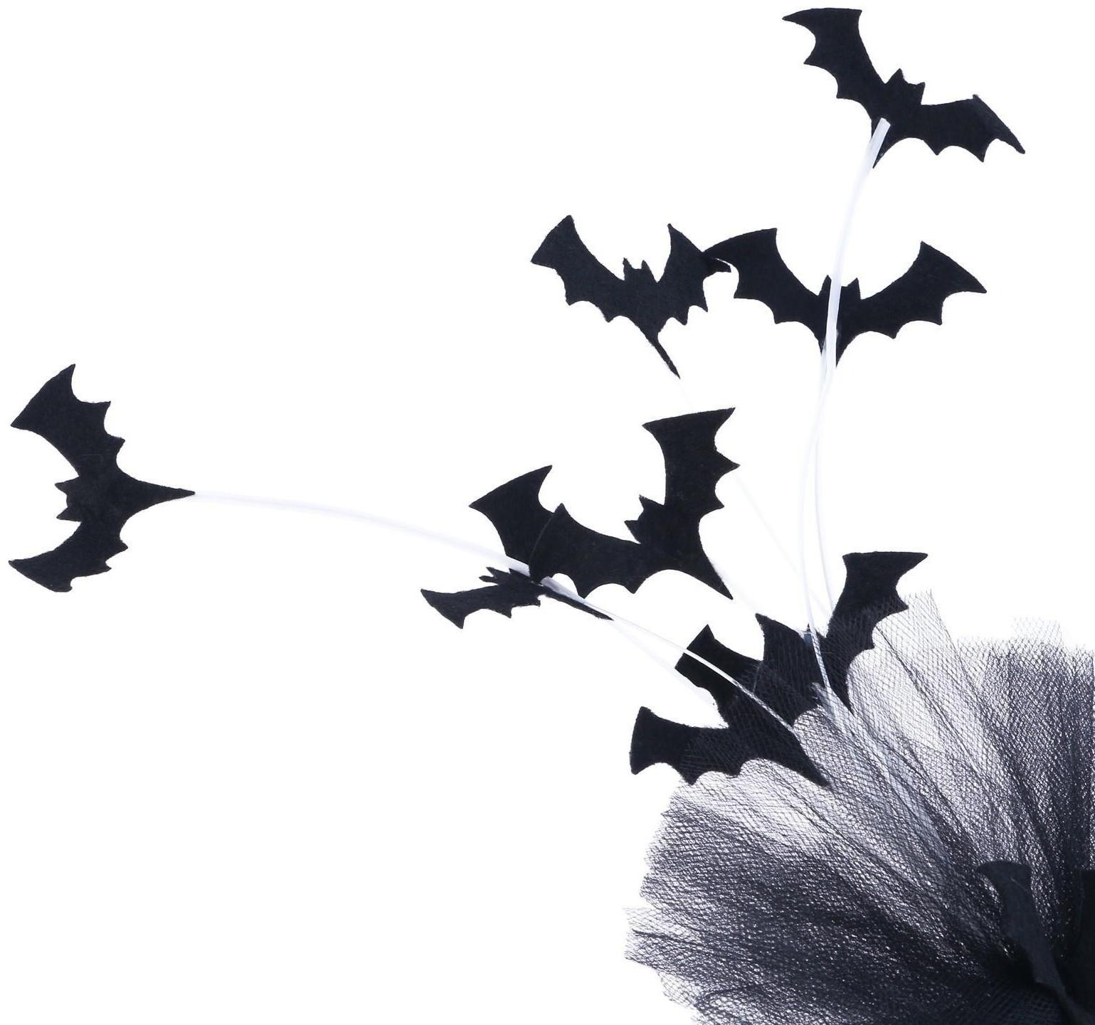 Карнавальный ободок «Летучая мышь», цвета МИКС