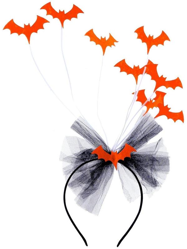 Карнавальный ободок «Летучая мышь», цвета МИКС